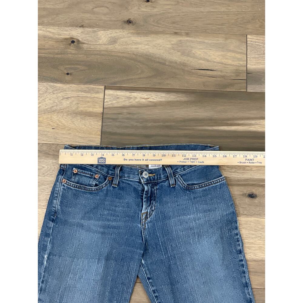 Vintage Lucky Brand Dungarees Gene Montesano Size 8 Mid Rise Flare Y2K F29AA20 - Picture 3 of 13